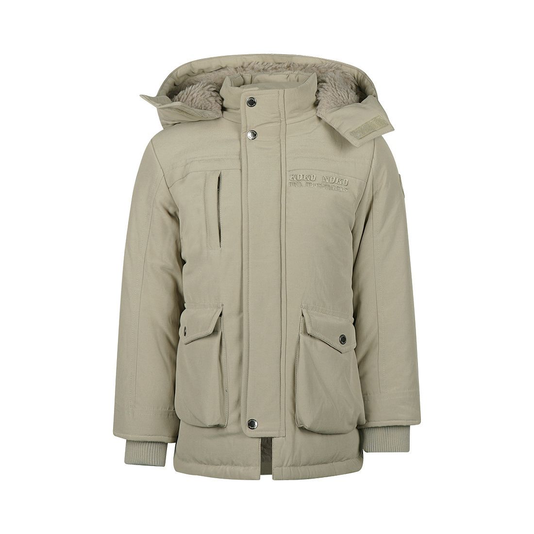 Koko Noko Jacket parka Silver sage M60853-37
