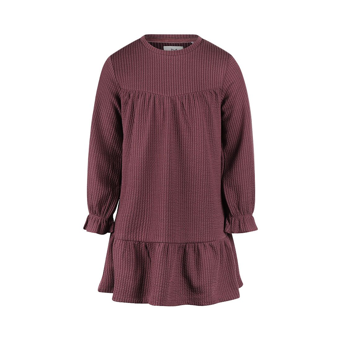 Koko Noko Dress ls Eggplant M60914-37