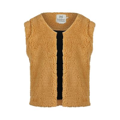 Koko Noko Waistcoat Iced coffee M60968-37