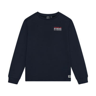 Indian Blue Jeans T-Shirt LS Backprint Indian Deep Navy
