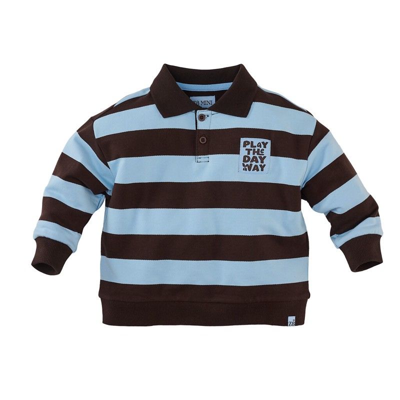 Z8 Mini Jaxson Boys Polo ls Soft skies