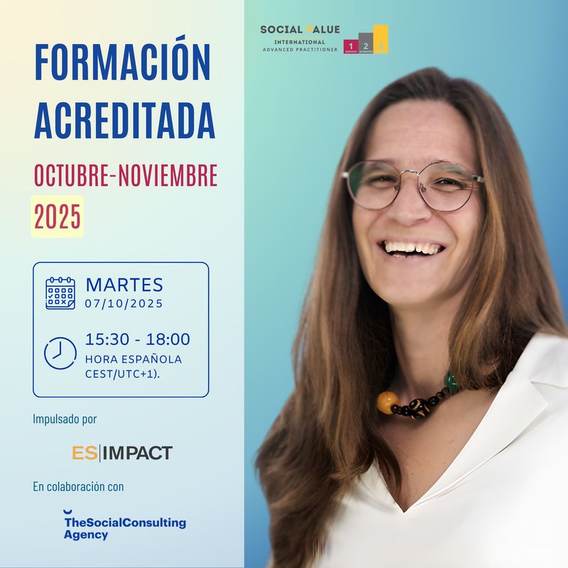 FORMACIÓN 2025 OCTUBRE - Medición de Impacto  SROI Level 1