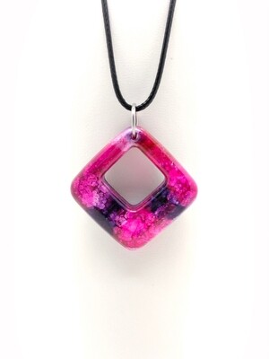 Hanger met unieke paars/roze effecten