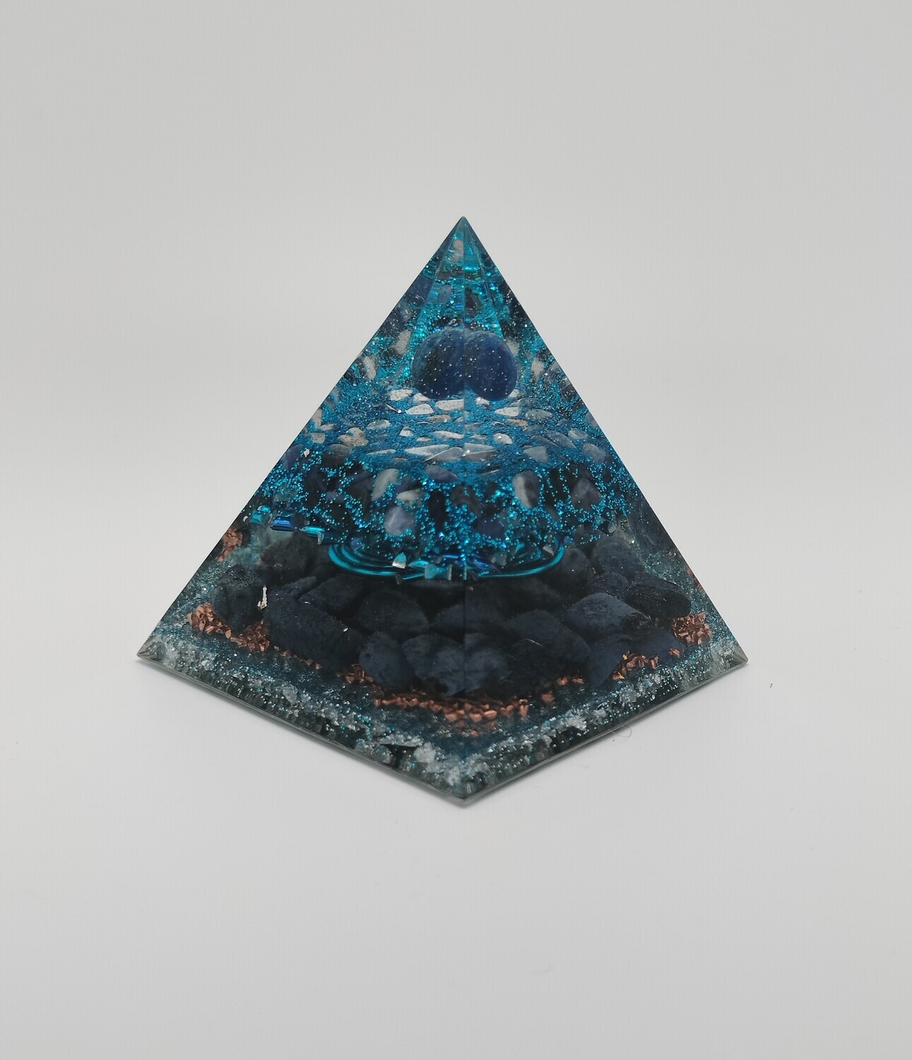 Orgonite pyramide Blue Spirit