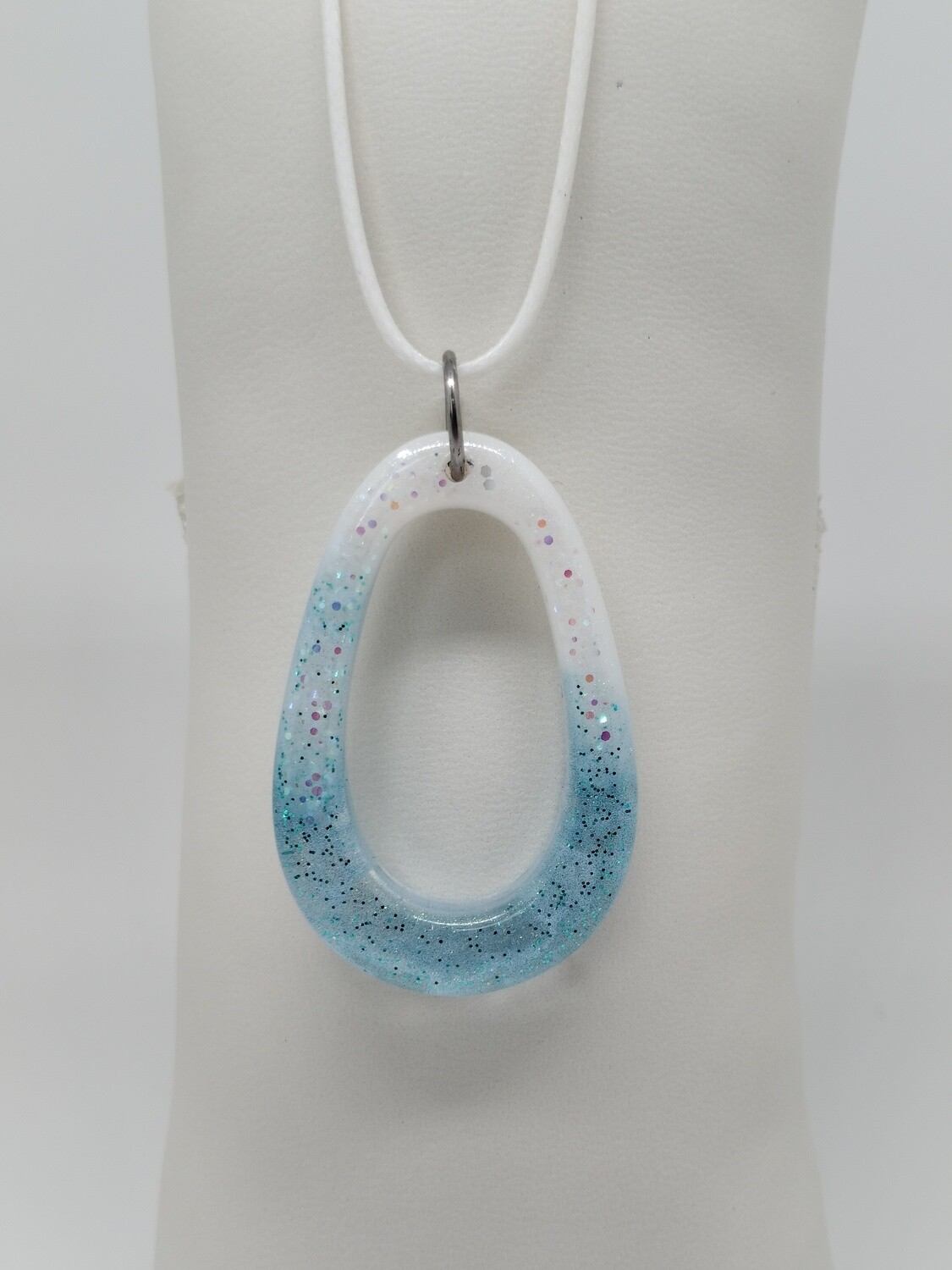 Hanger wit blauw Hanger wit blauw