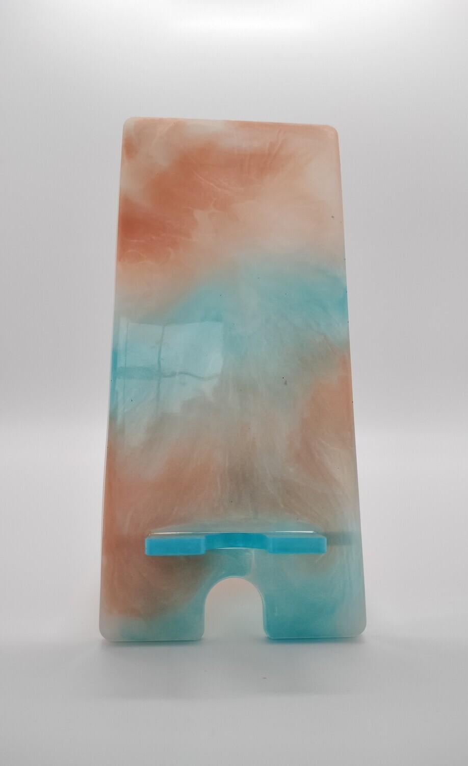 Telefoonhouder lichtblauw zalm Telefoonhouder lichtblauw zalm