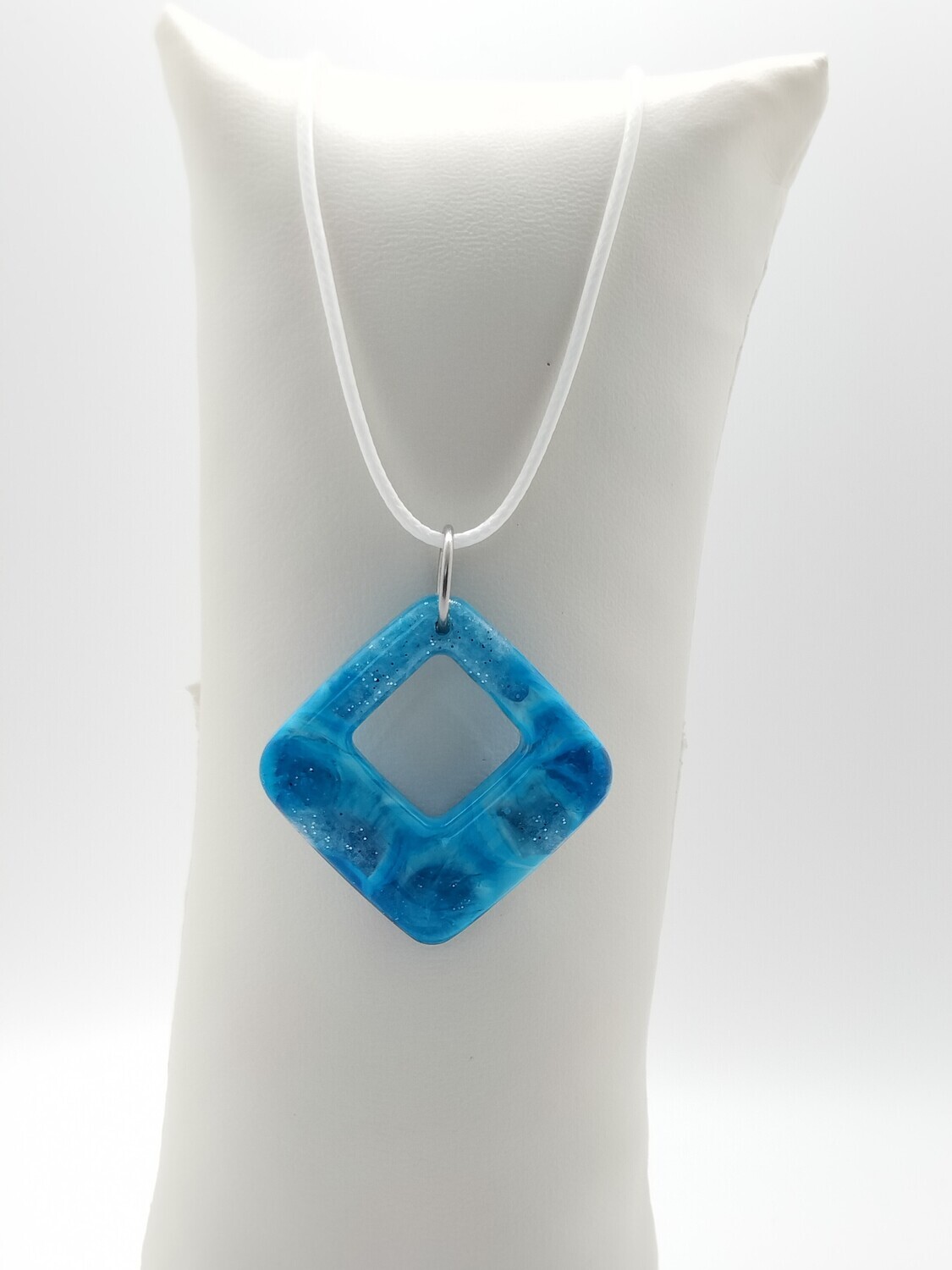 Hanger met uniek blauw design met glitter Hanger met uniek blauw design met glitter