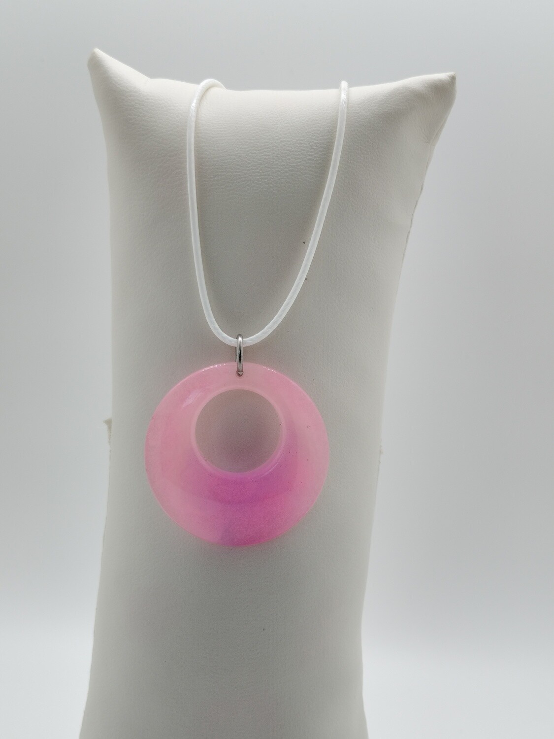 Hanger met unieke roze en paarse effecten