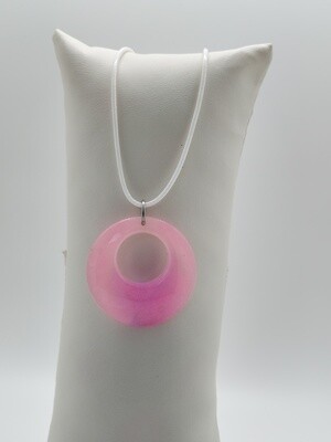Hanger met unieke roze en paarse effecten