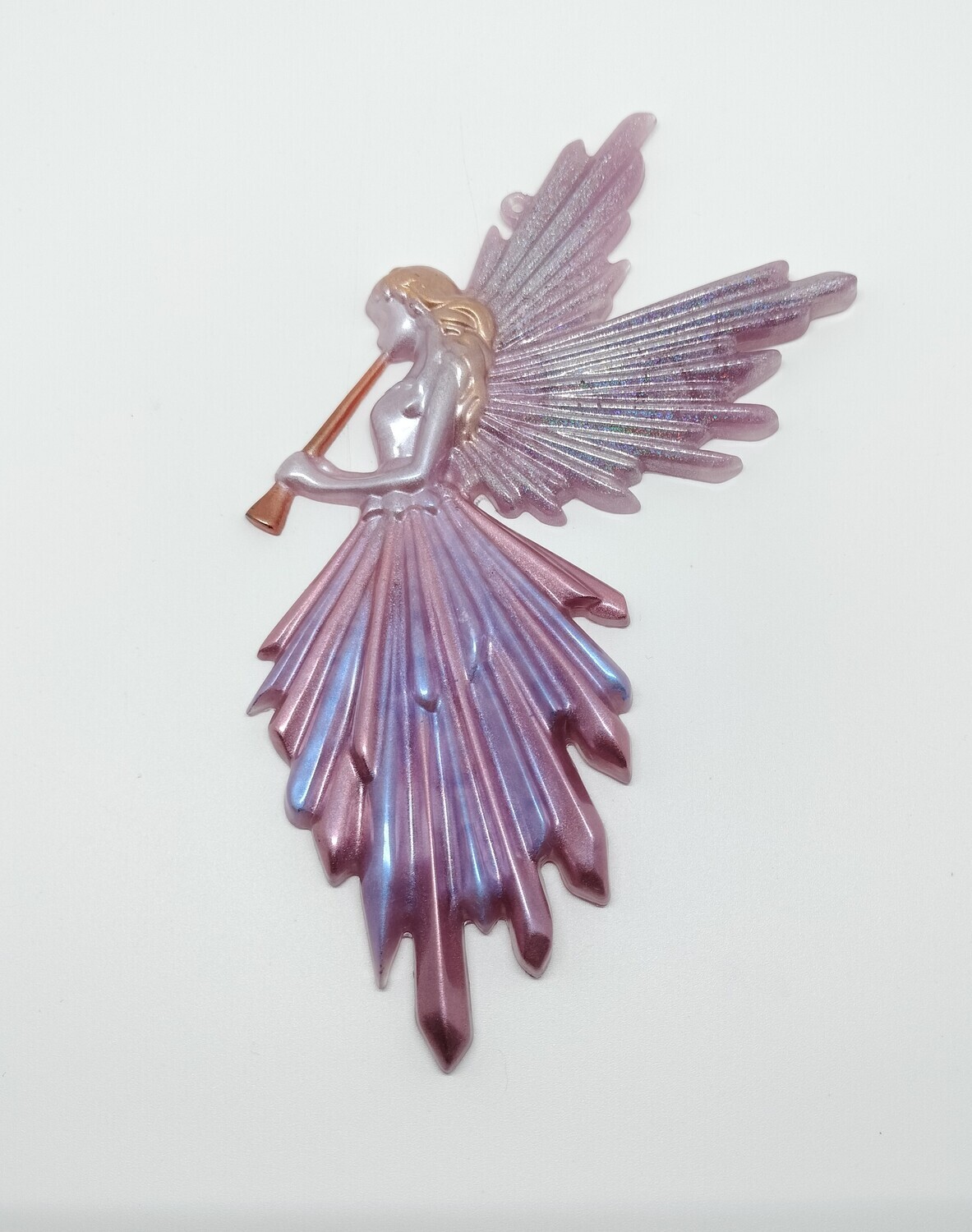 Engel roze paars rechts