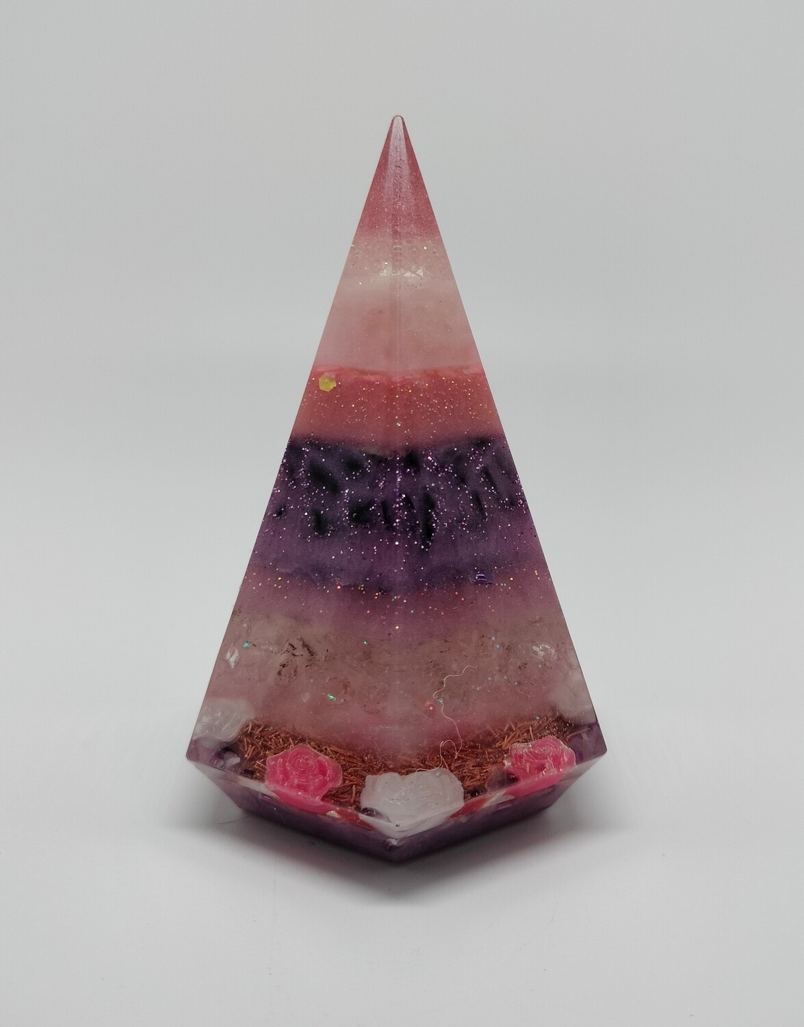 Orgonite octopyramide Gouden Driehoek