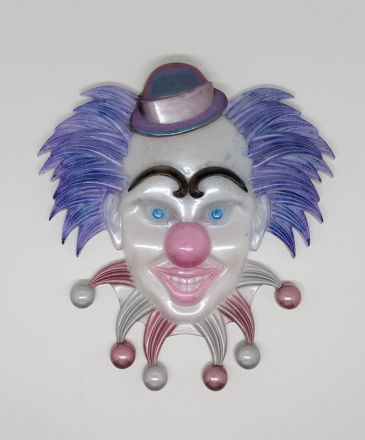 Clown paars roze Clown paars roze