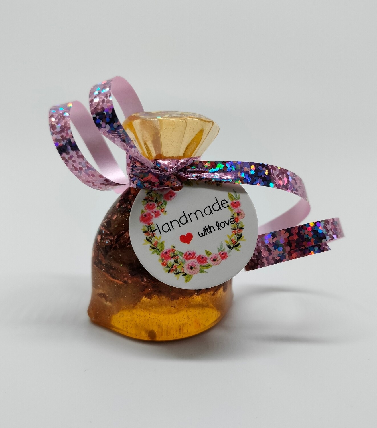 Orgonite zakje geluk en overvloed (met citrien)