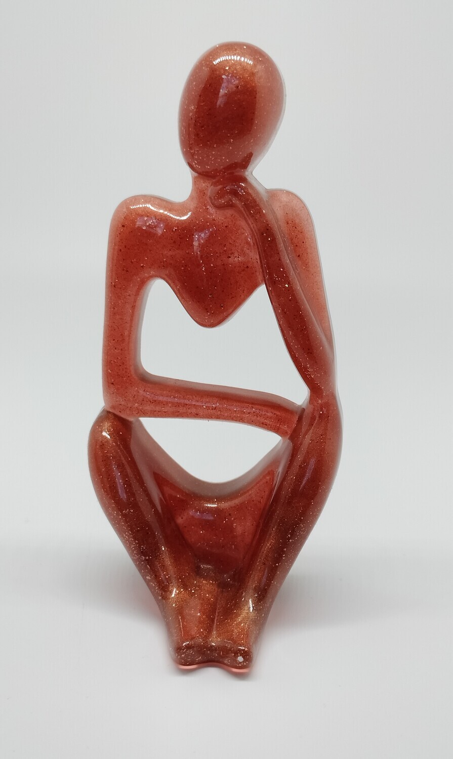 Abstract figuur 1 koperkleurig Abstract figuur 1 koperkleurig