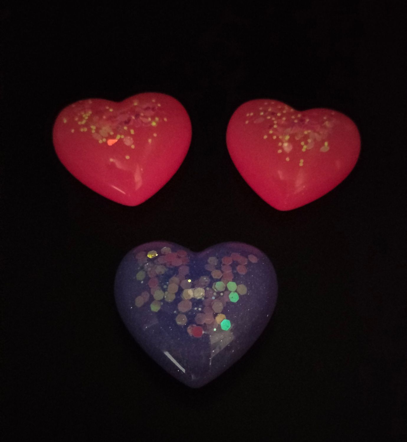 Glow in the dark harten Glow in the dark harten