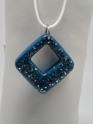 Hanger met uniek donkerblauw design met glitter Hanger met uniek donkerblauw design met glitter