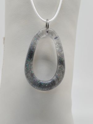 Hanger grijs zilver Hanger grijs zilver