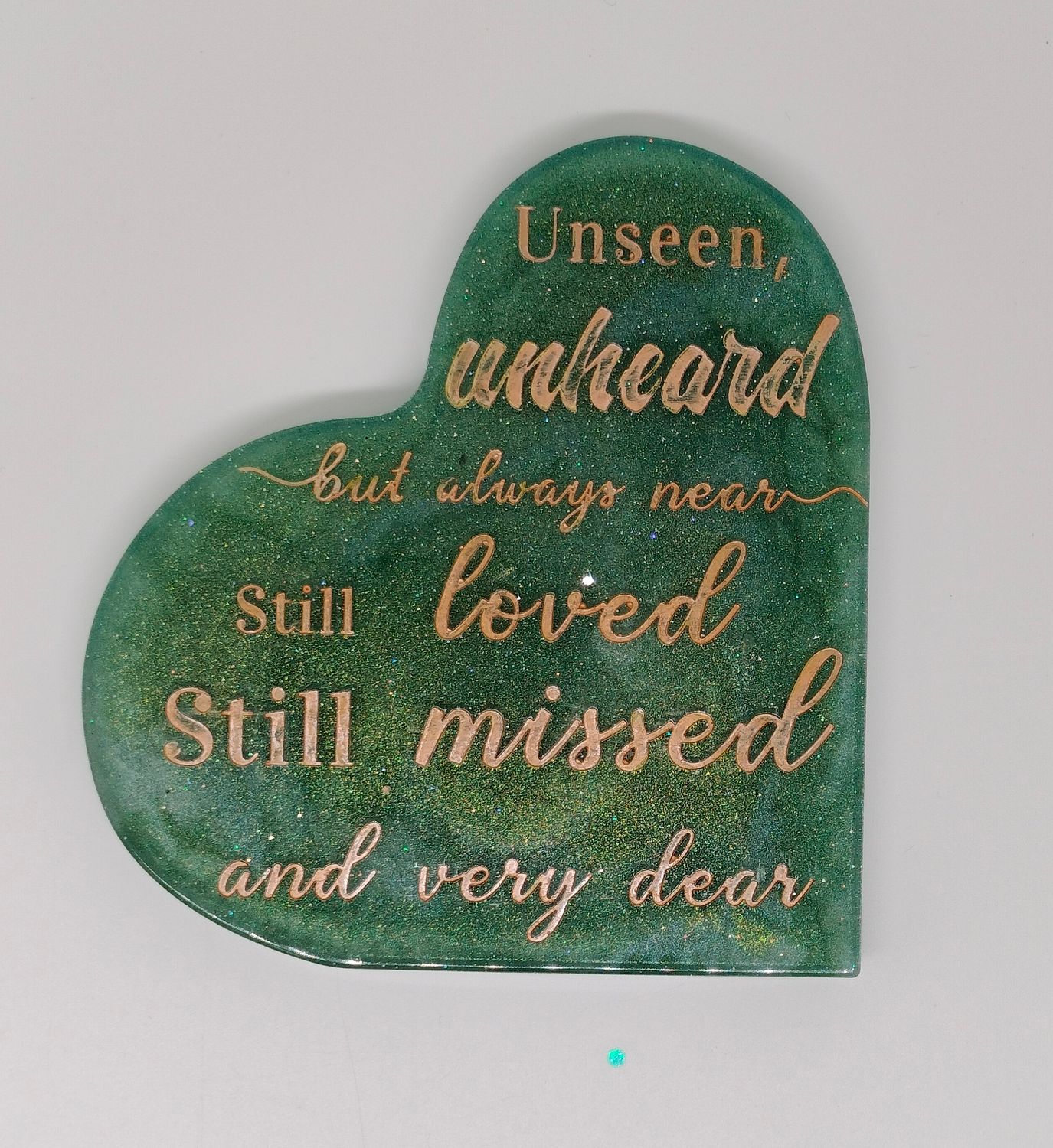 Herdenkings hart groen Herdenkings hart groen