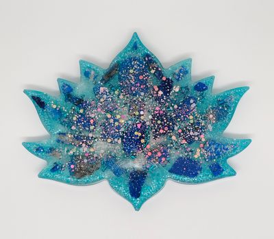 Orgonite oplaadschijf Lotus blauw (Lapis Lazuli) Orgonite oplaadschijf Lotus blauw (Lapis Lazuli)