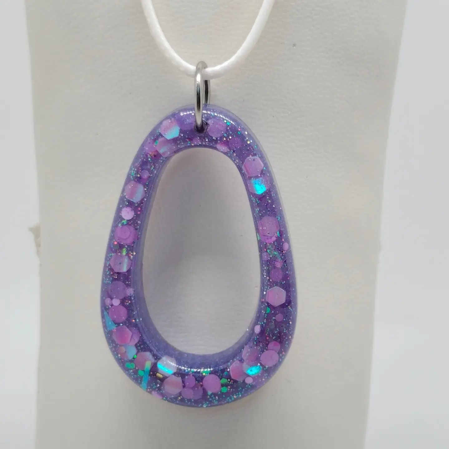 Hanger paars met glitters Hanger paars met glitters