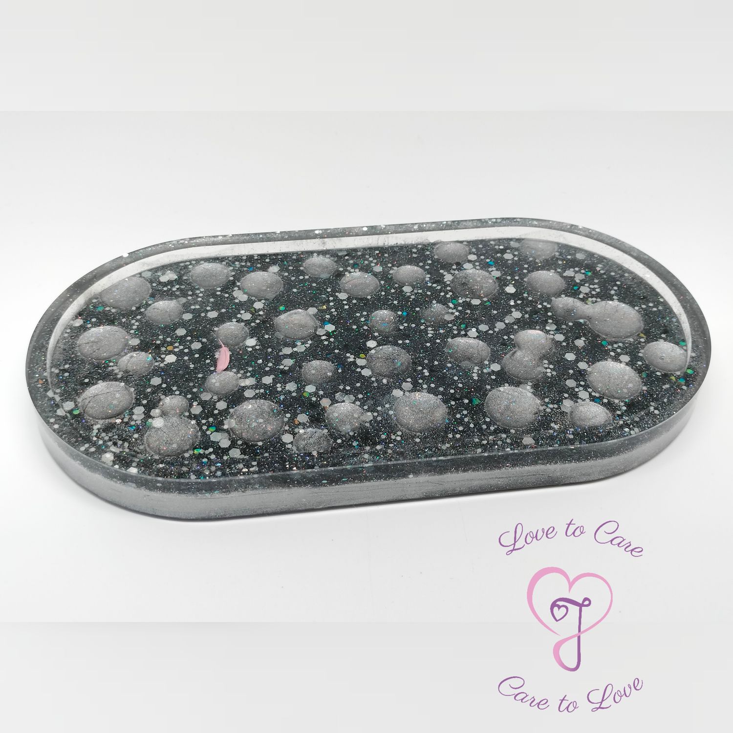 Plaatje zilvergrijs met druppeleffect Plaatje zilvergrijs met druppeleffect