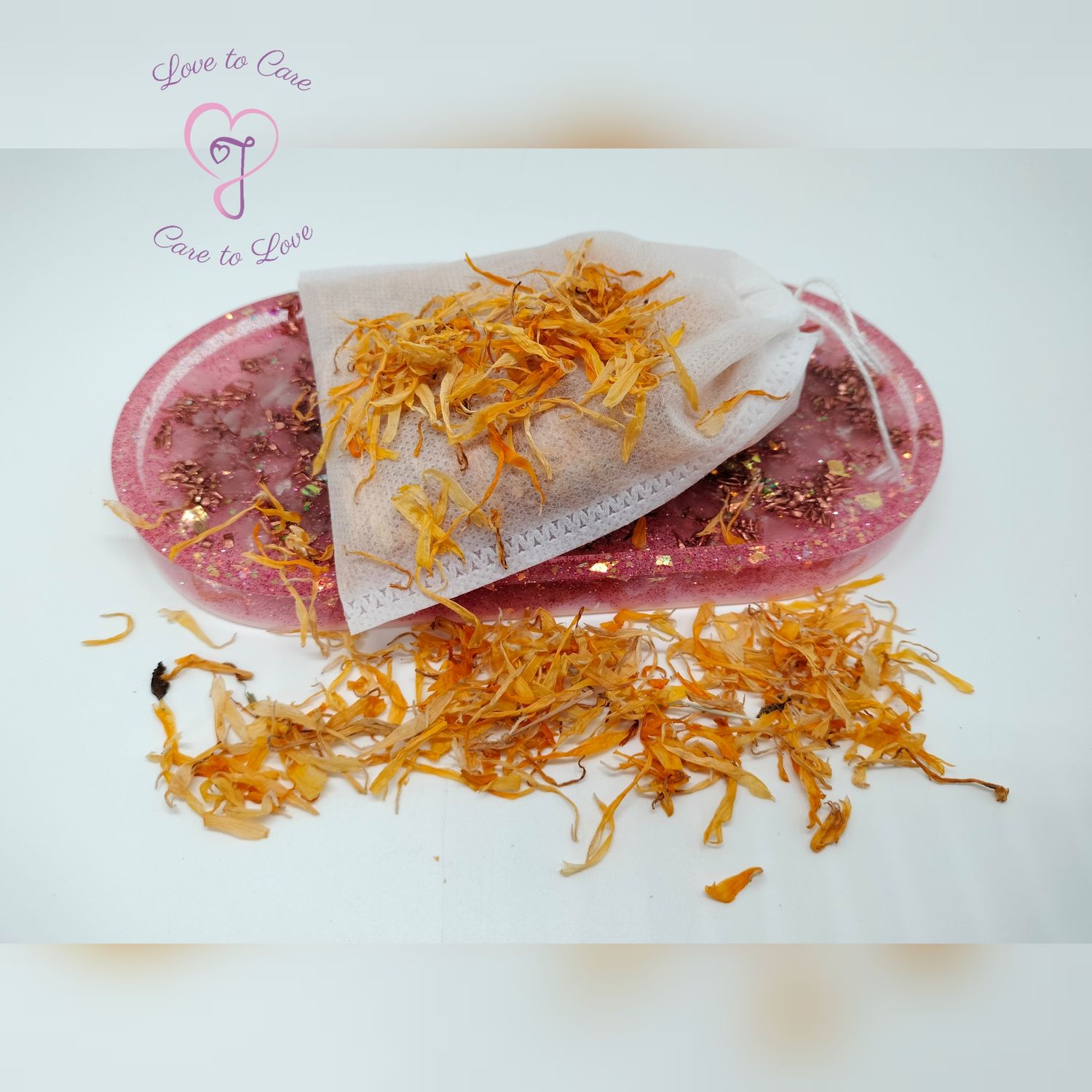 Calendula kruiden zakjes voor in bad (bath tea) Calendula kruiden zakjes voor in bad (bath tea)