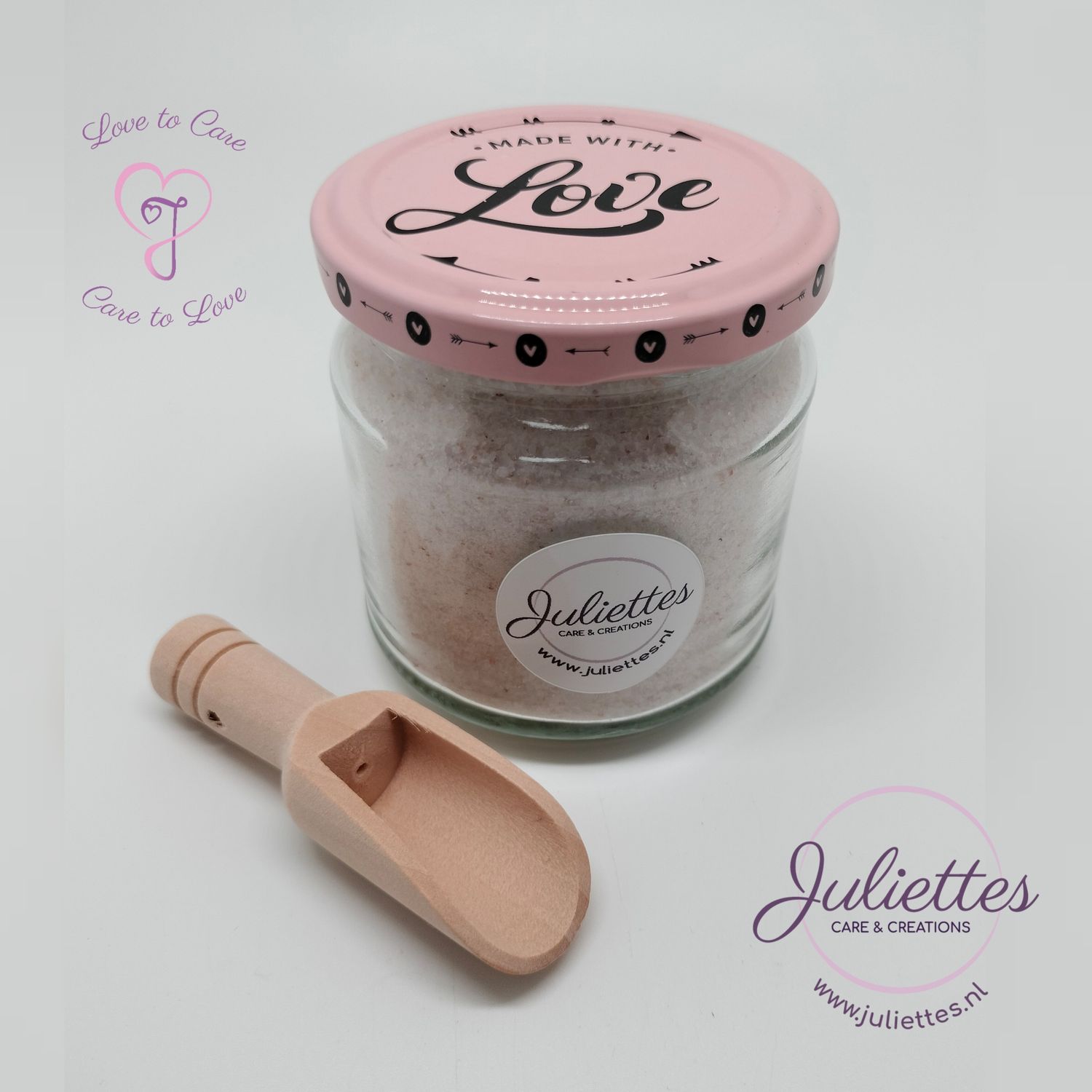 Neutraal badzout kleine pot (200 gram badzout) Neutraal badzout kleine pot (200 gram badzout)