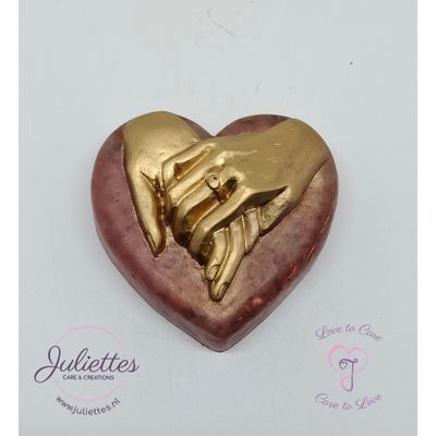 Orgonite Hand in hand in liefde Orgonite Hand in hand in liefde