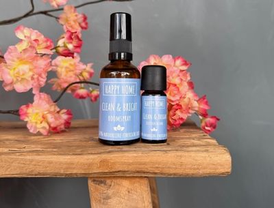 Clean & Bright, Happy Home, Roomspray 50 ml Clean & Bright, Happy Home, Roomspray 50 ml