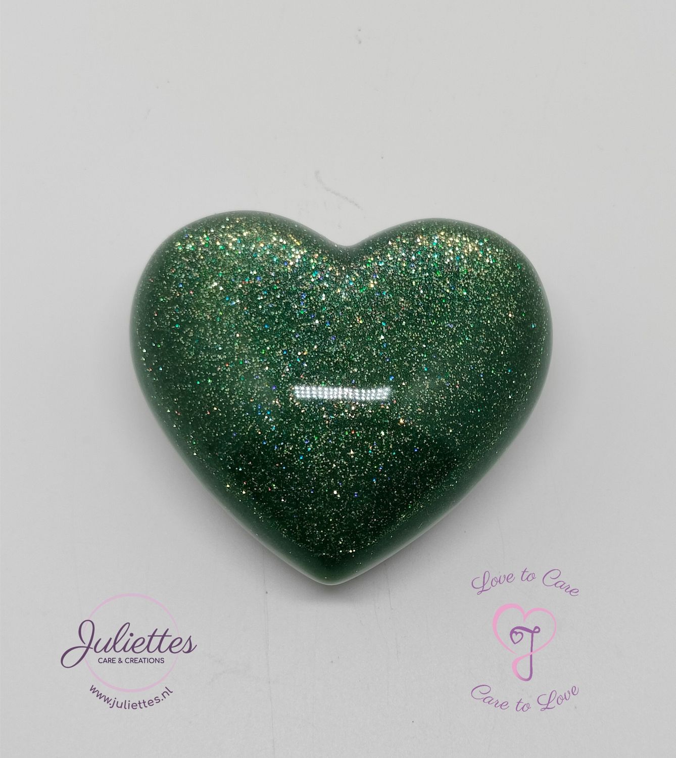 Orgonite hart L Geluk