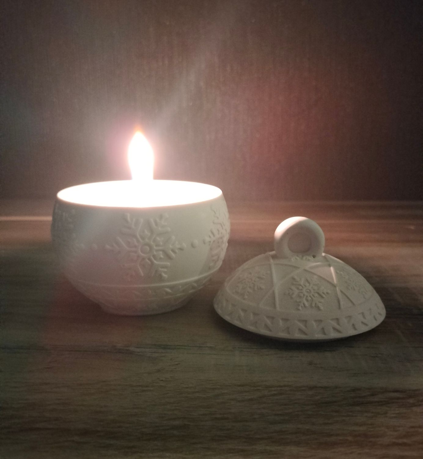 Potje met kaarsenzand