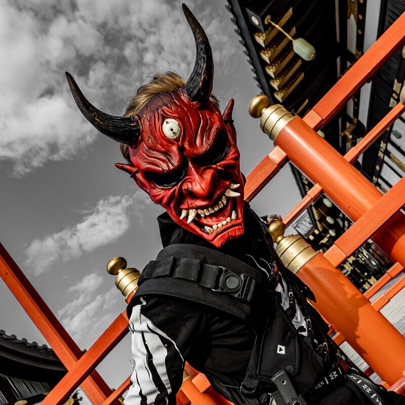 Dead by Daylight Oni Mask for cosplay