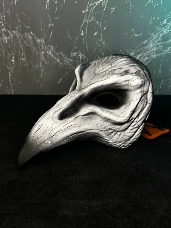 Crow mask White and Black