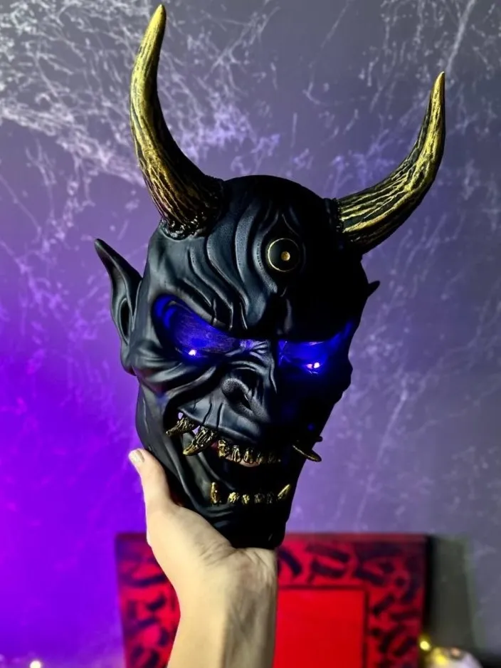 Luxury DBD Oni Mask with LED light