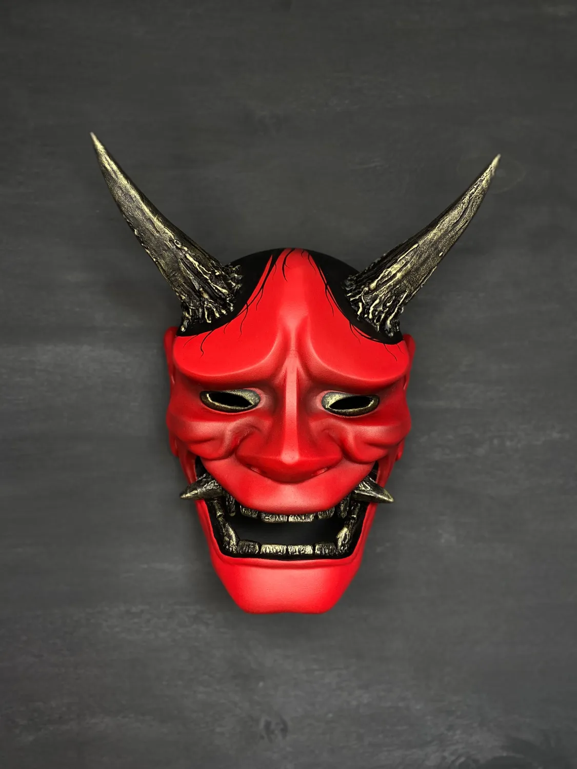 Japanese Red Hannya Mask