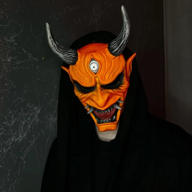 Orange DBD Oni mask