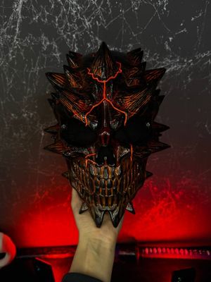 PayDay Skull Mask - Black and Red