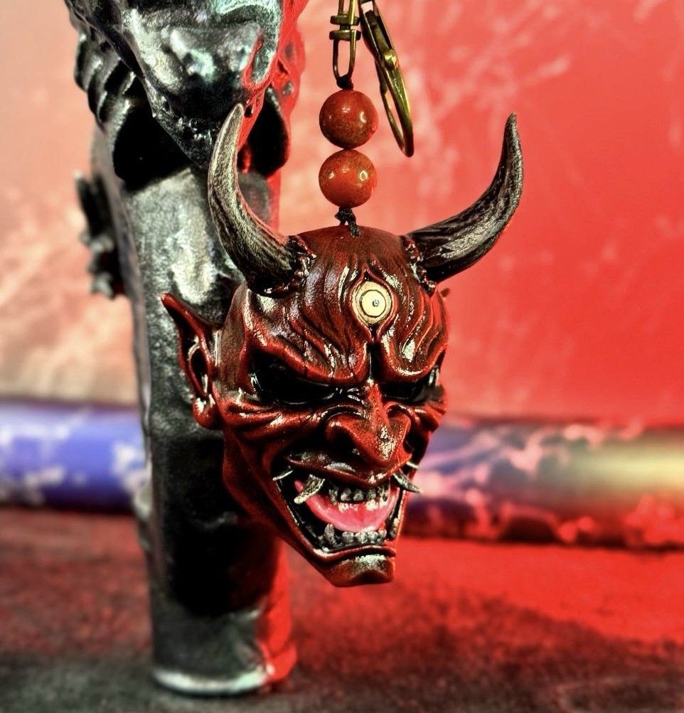 Japanese DBD Oni Keychain