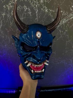 Blue DBD Oni Mask