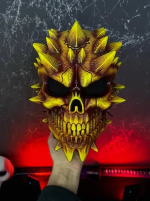 PayDay Skull Mask — Yellow and Red