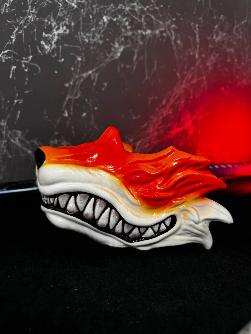Kitsune Mask: Orange &amp; White Kurama