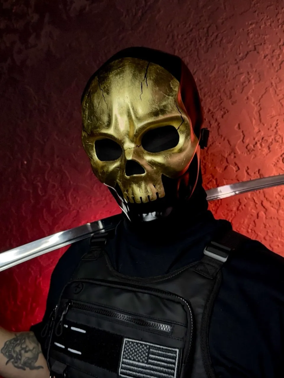 Punisher mask, Cyberpunk Skull mask, Cyber Skull helmet. Futuristic Mask, Techwear mask, Steampunk skull wear, Reaper mask