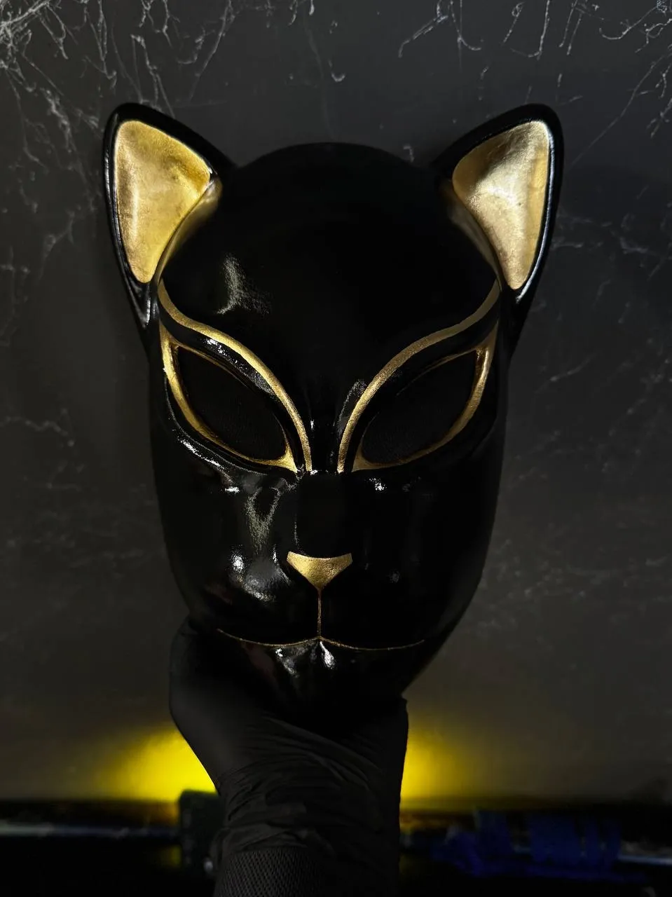 Egyptian Cat mask, Anbu Mask, Kitsune mask. Masquerade mask, Fox mask, Bastet mask, Anime mask, kakashi cosplay Naruto