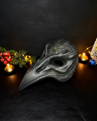 Crow Mask, Plague Doctor Mask, Steampunk Mask. Karasu Tengu mask, Beak mask. Masquerade mask, Bird Skull mask, Raven mask