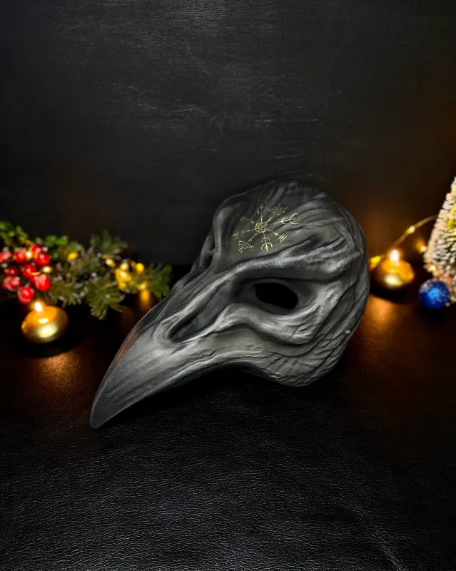 Crow Mask, Plague Doctor Mask, Steampunk Mask. Karasu Tengu mask, Beak mask. Masquerade mask, Bird Skull mask, Raven mask