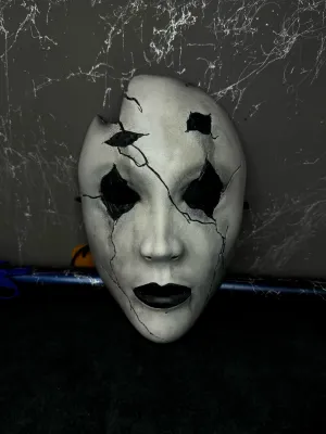 Hannya Mask, Japanese mask, China mask. Broken mask wear, Oni Mask, Black Myth WuKong Daoist Mi mask, Geisha cosplay mask