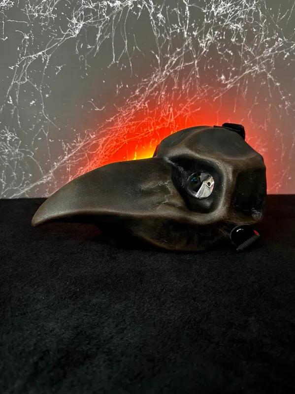 Crow Mask, Plague Doctor Mask, SteamPunk Mask. Karasu Tengu mask, Beak mask. Masquerade mask, Bird Skull mask, Raven mask
