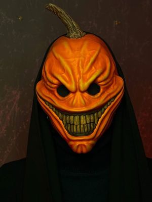 Pumpkin Mask, Death Wish Skull PayDay 2, Demon mask, Goblin Mask. Pumpkinhead mask, Monster mask. Halloween mask, Skull mask