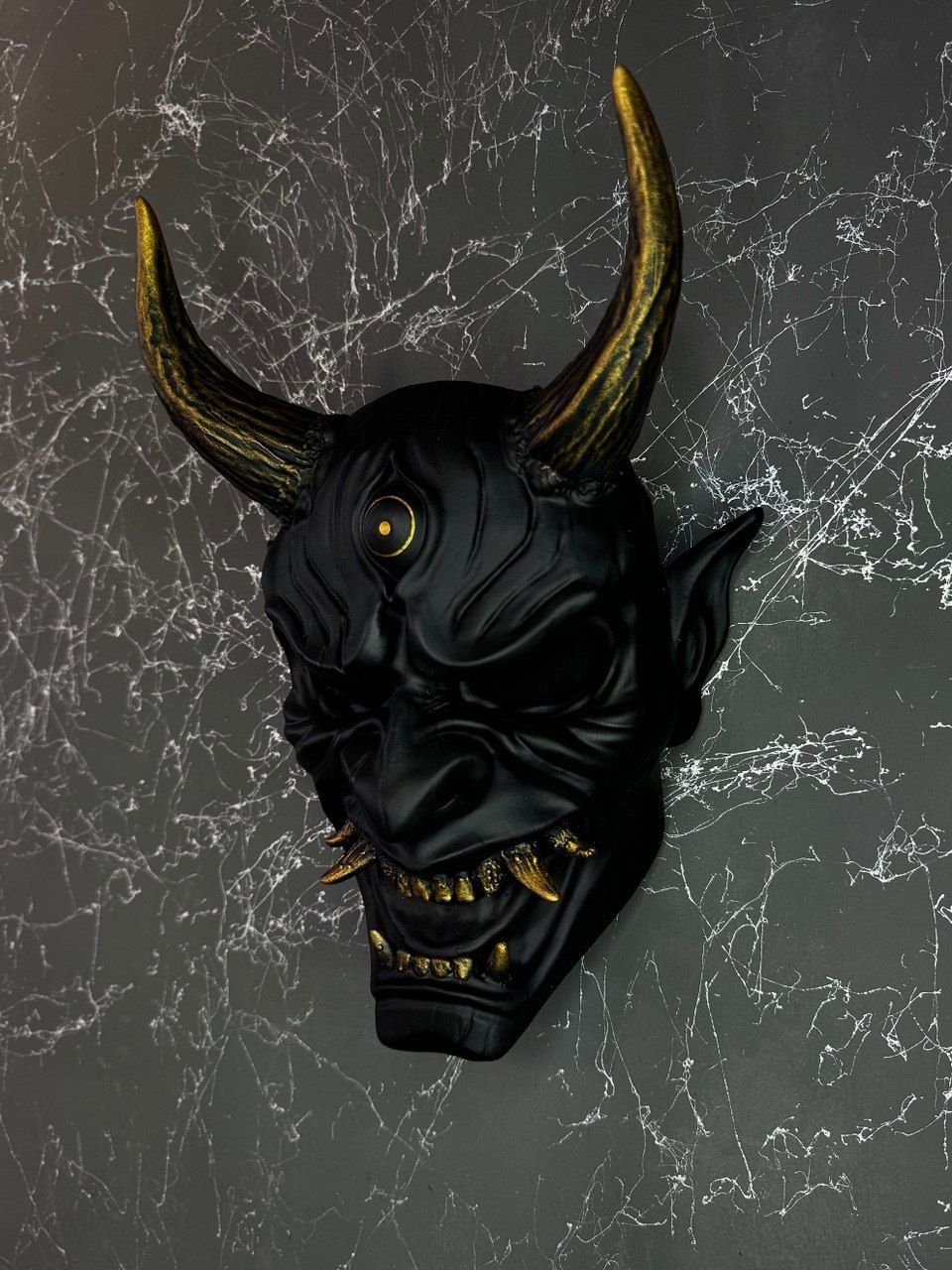 DBD Oni mask, Japanese Demon mask, Dead by Daylight cosplay mask. Samurai mask, Noh mask, Hannya mask, Ghost of Tsushima mask