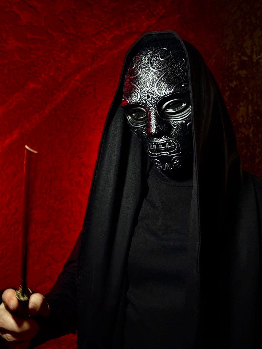Death Eater mask — Black &amp; Silver 2.0